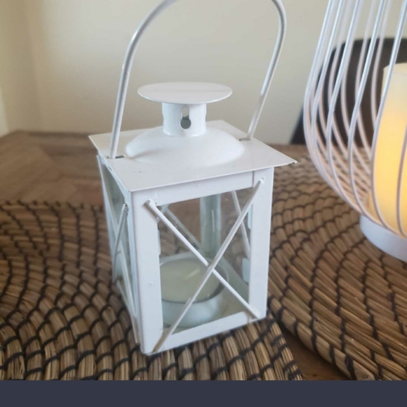Flameless Lantern & 2 Decorative Tea Light Candle Lanterns - Picture 7 of 7